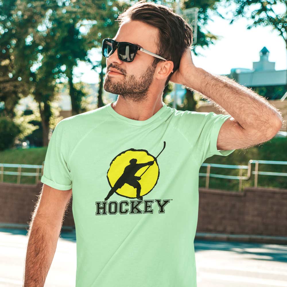 MY SPORT HOCKEY™ YELLOW SETTING SUN T-SHIRT