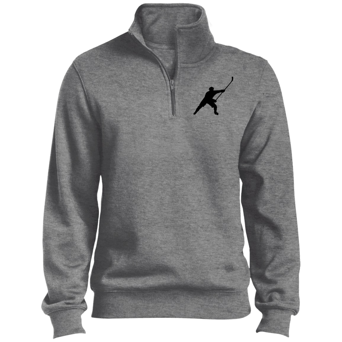 MY SPORT HOCKEY™ EMBROIDERED MEN&#39;S 1/4 ZIP SWEATSHIRT
