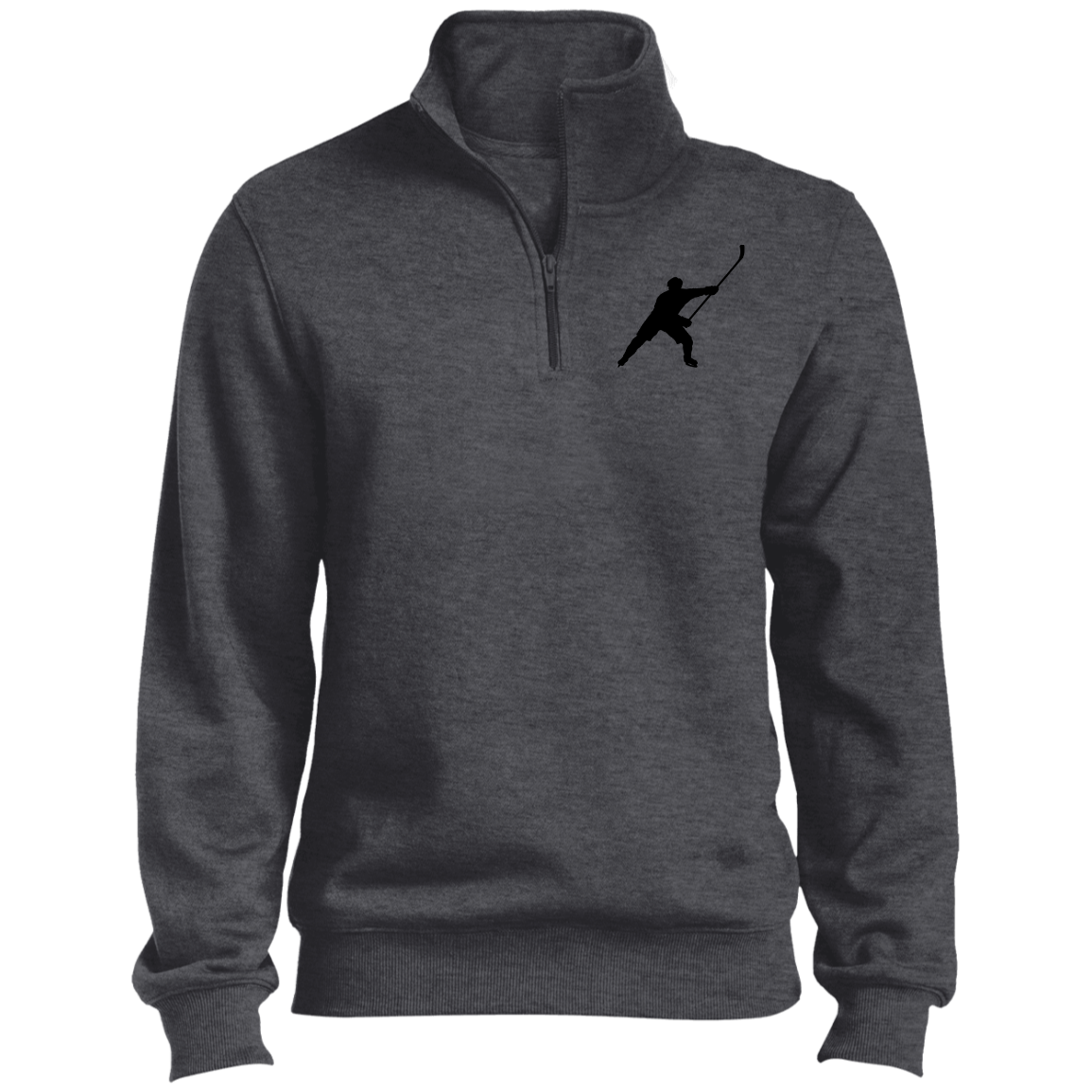 MY SPORT HOCKEY™ EMBROIDERED MEN&#39;S 1/4 ZIP SWEATSHIRT