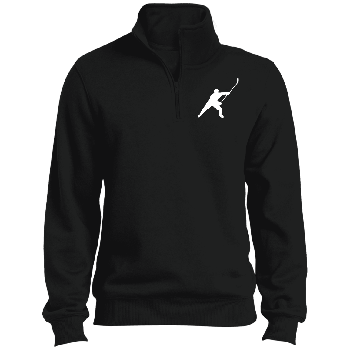 MY SPORT HOCKEY™ EMBROIDERED MEN'S 1/4 ZIP SWEATSHIRT