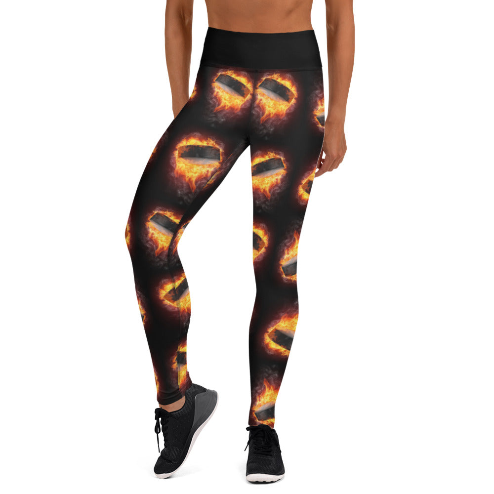 MY SPORT HOCKEY™ WOMEN&#39;S PUCK ON FIRE LEGGINGS