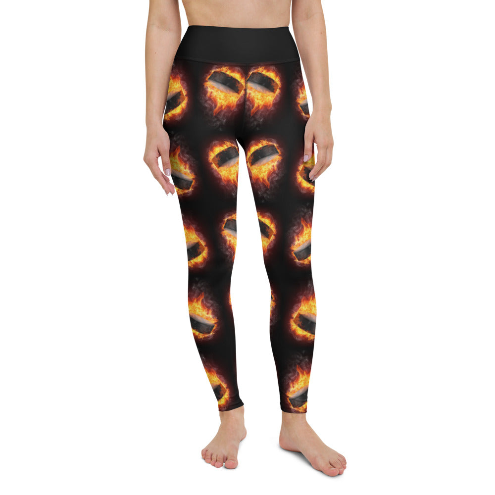 MY SPORT HOCKEY™ WOMEN&#39;S PUCK ON FIRE LEGGINGS