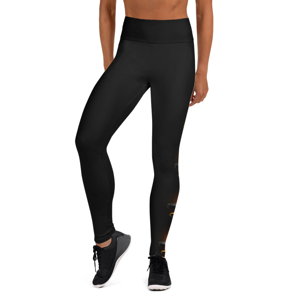 MY SPORT HOCKEY™ WOMEN&#39;S STICK PUCK ON FIRE LEGGINGS