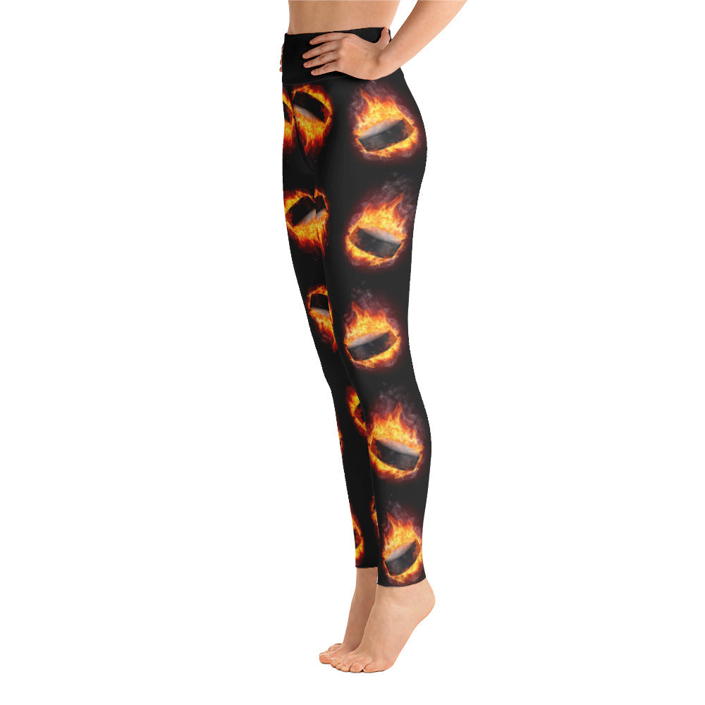MY SPORT HOCKEY™ WOMEN&#39;S PUCK ON FIRE LEGGINGS