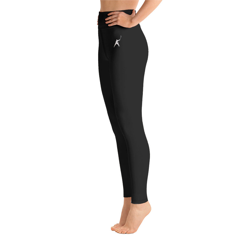 MY SPORT HOCKEY™ WOMEN&#39;S BLACK YOGA LEGGINGS