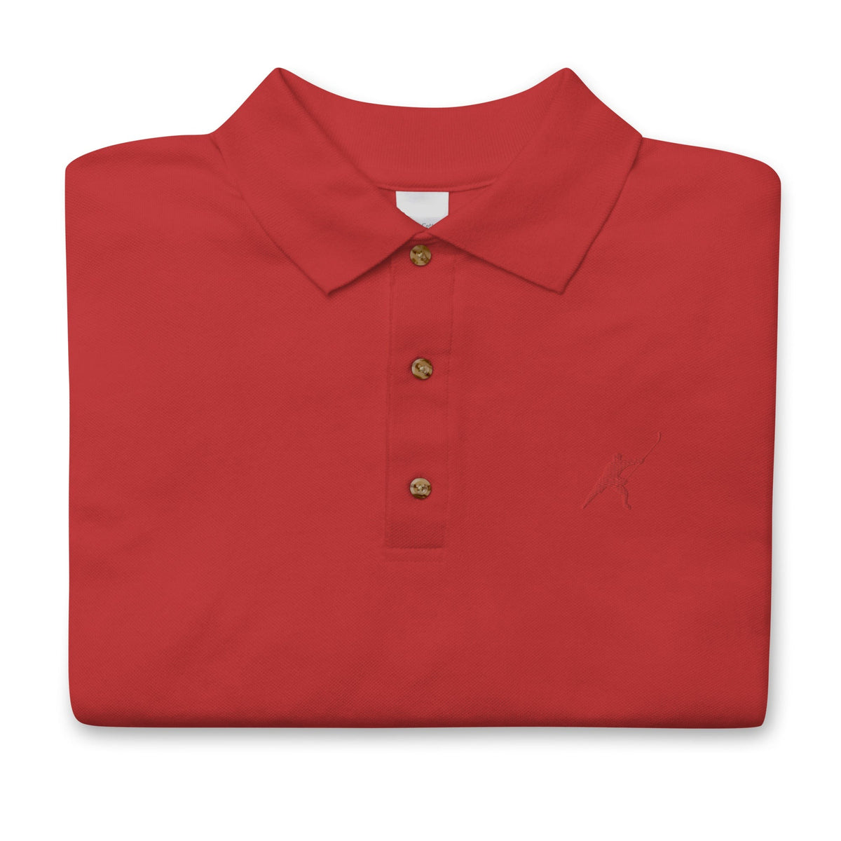 MY SPORT HOCKEY™ EMBROIDERED RED POLO SHIRT