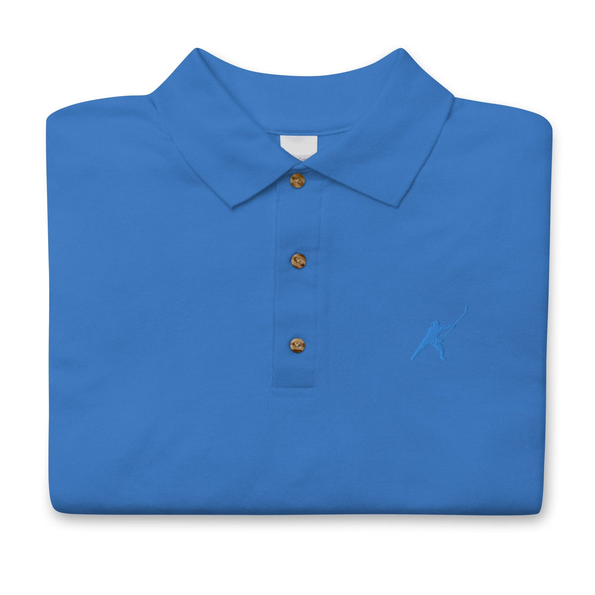 MY SPORT HOCKEY™ EMBROIDERED BLUE POLO SHIRT