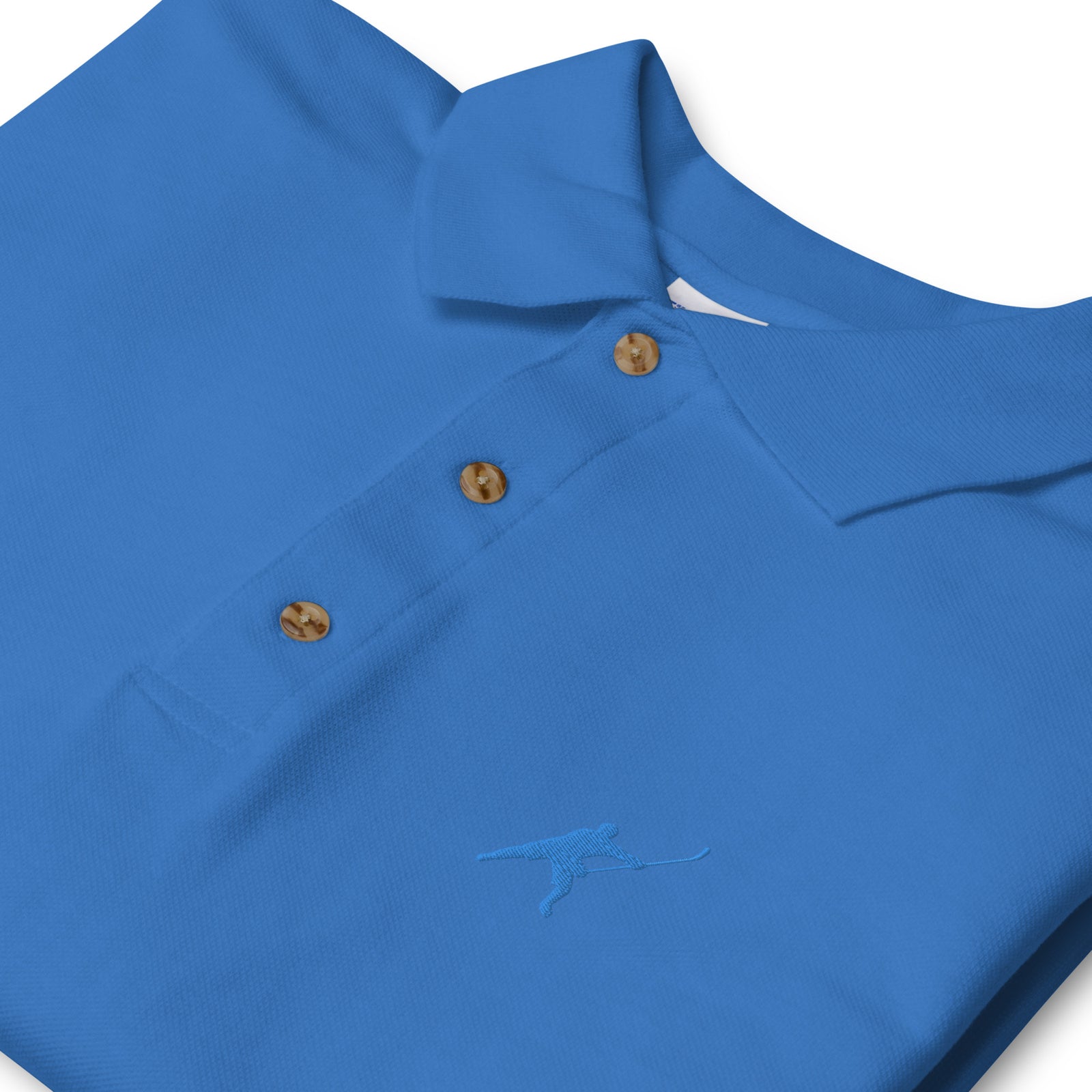 MY SPORT HOCKEY™ EMBROIDERED BLUE POLO SHIRT