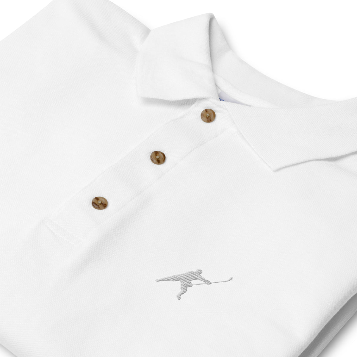 MY SPORT HOCKEY™ EMBROIDERED WHITE POLO SHIRT