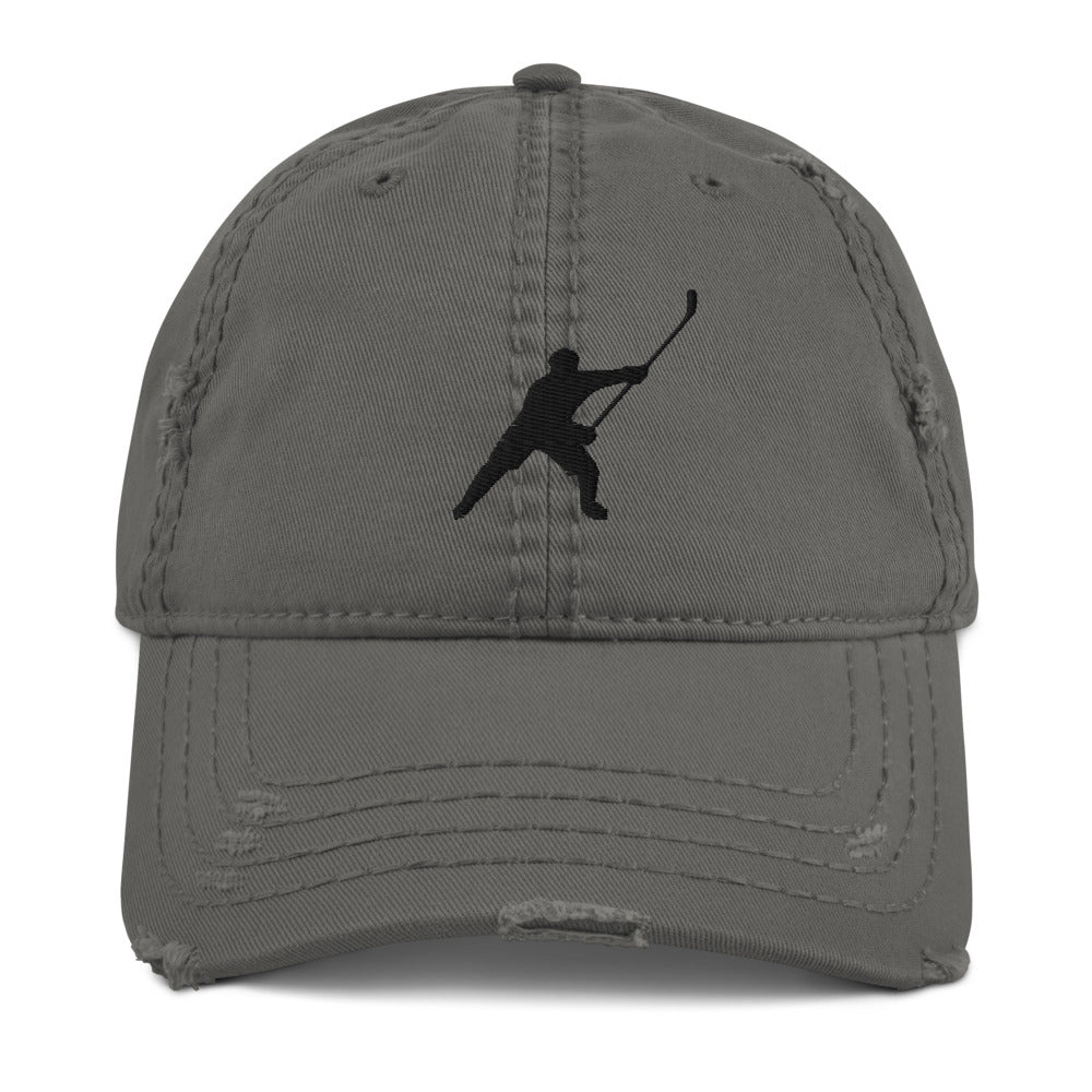 MY SPORT HOCKEY™ EMBROIDERED DISTRESSED HAT