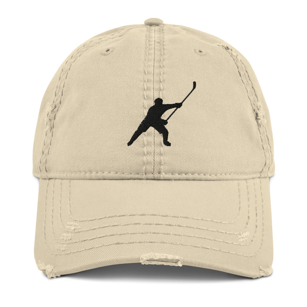 MY SPORT HOCKEY™ EMBROIDERED DISTRESSED HAT