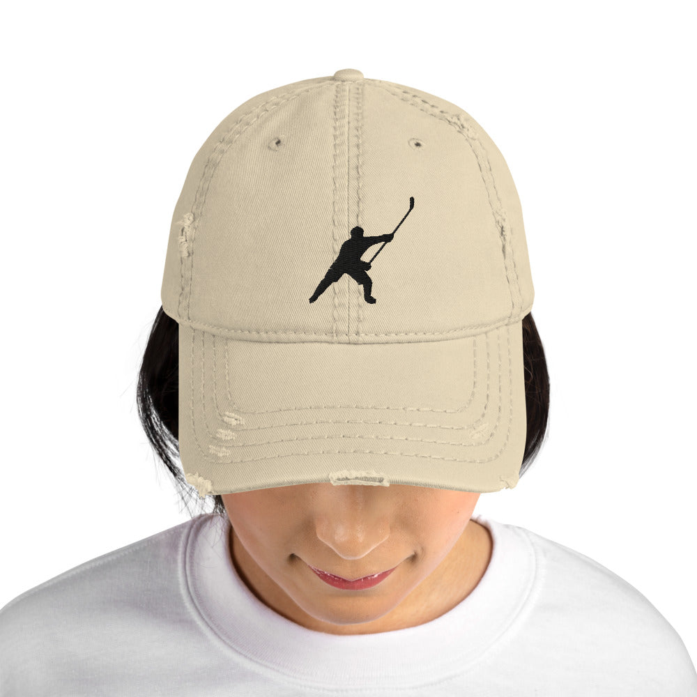 MY SPORT HOCKEY™ EMBROIDERED DISTRESSED HAT