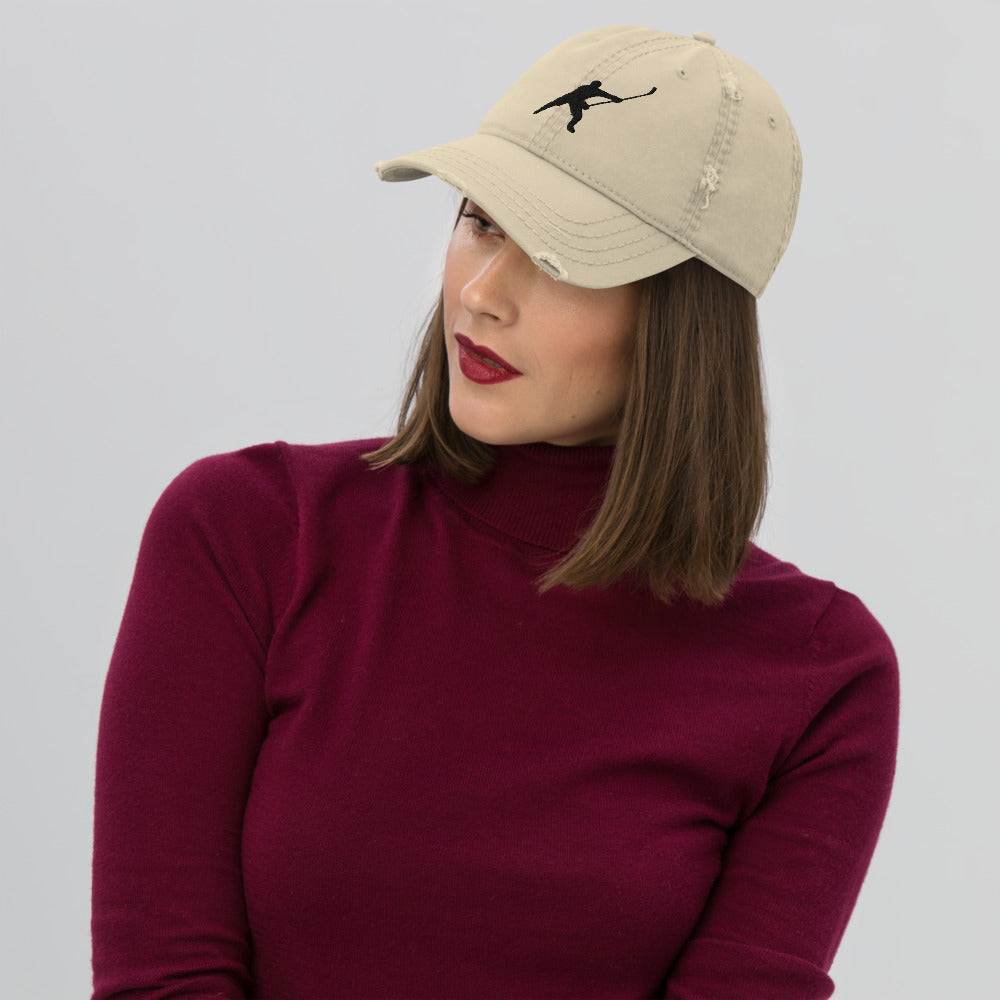 MY SPORT HOCKEY™ EMBROIDERED DISTRESSED HAT