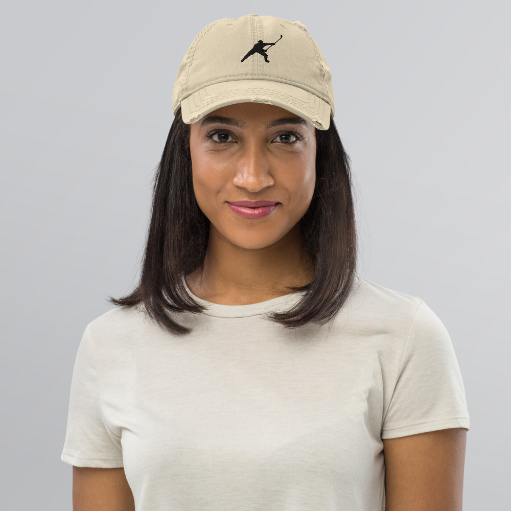 MY SPORT HOCKEY™ EMBROIDERED DISTRESSED HAT