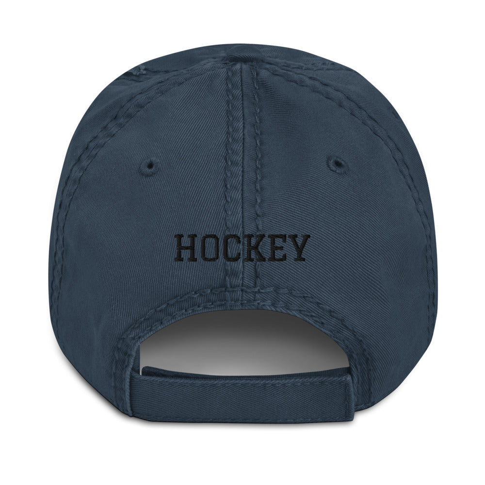 MY SPORT HOCKEY™ EMBROIDERED DISTRESSED HAT