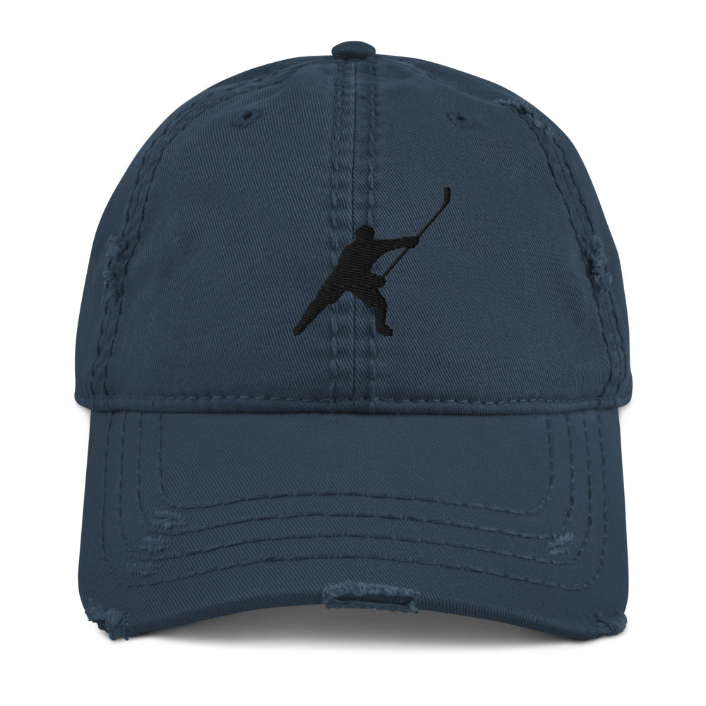 MY SPORT HOCKEY™ EMBROIDERED DISTRESSED HAT