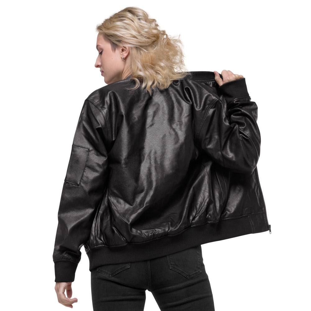 My Sport Hockey™ Faux Leather Bomber Jacket