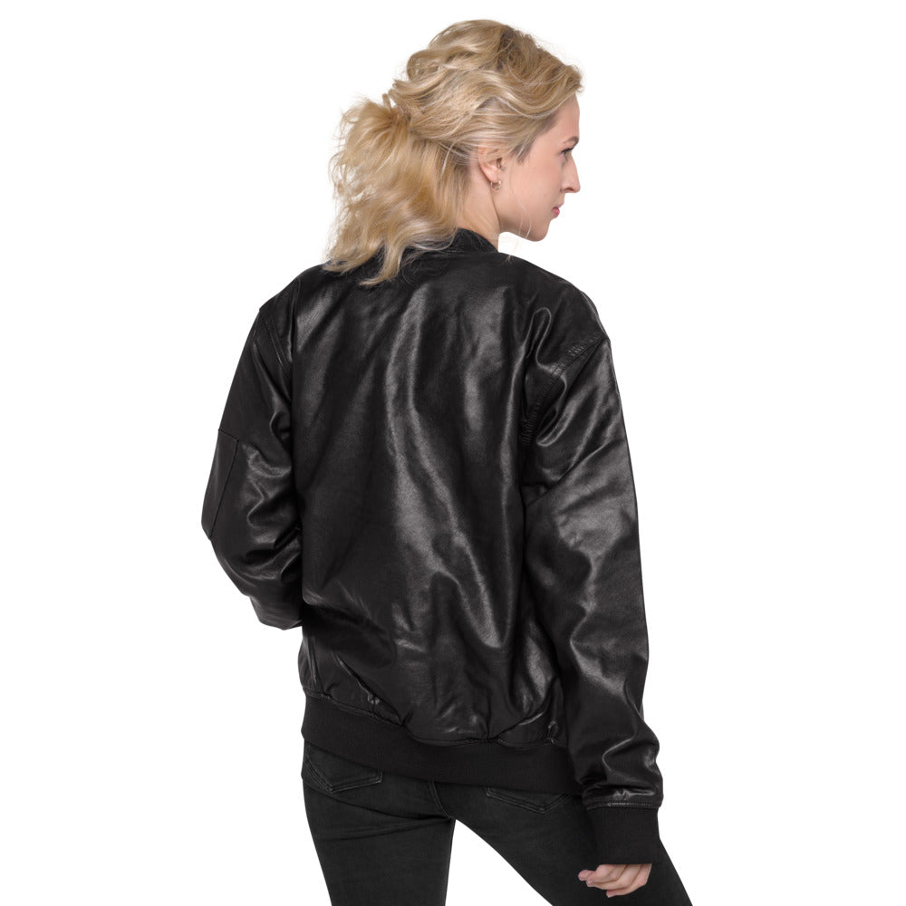 My Sport Hockey™ Faux Leather Bomber Jacket