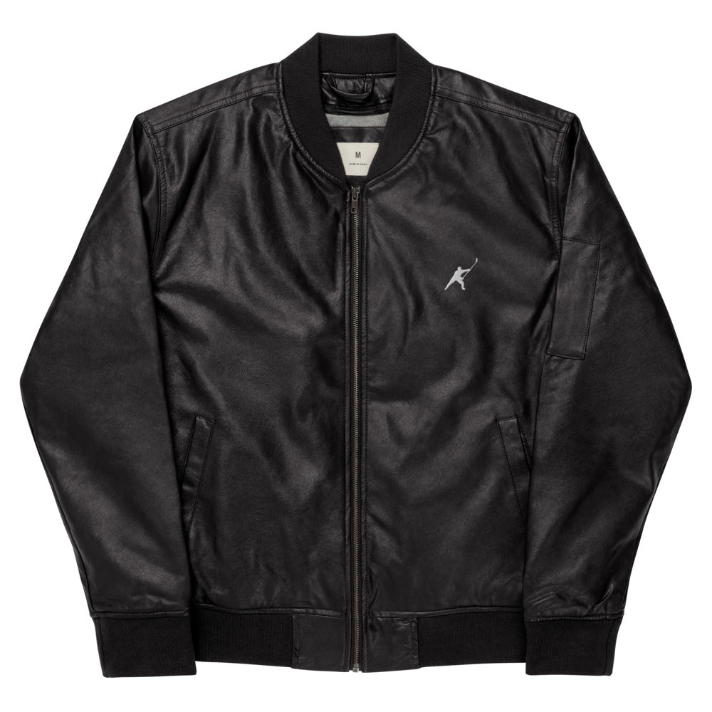 My Sport Hockey™ Faux Leather Bomber Jacket