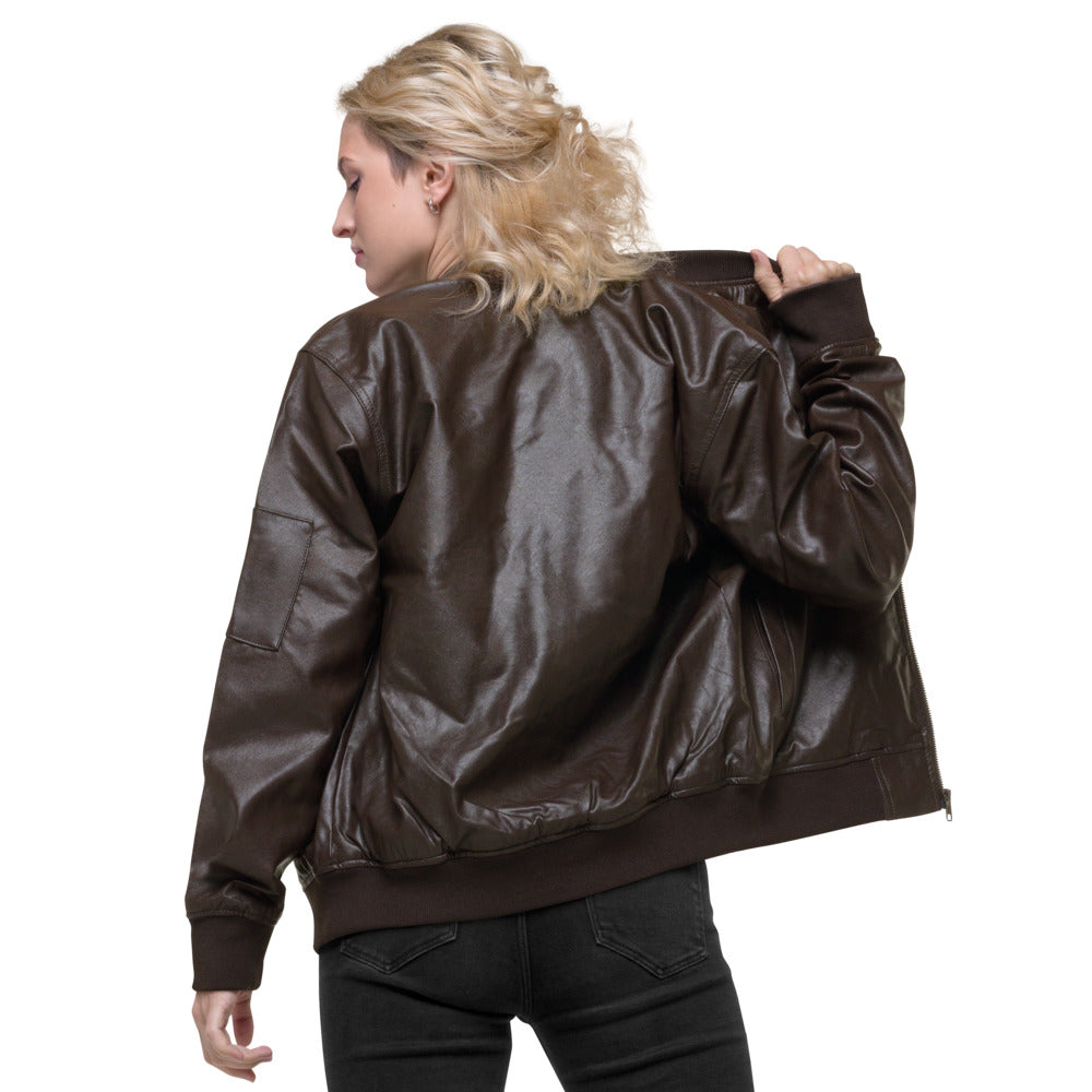 My Sport Hockey™ Faux Leather Bomber Jacket