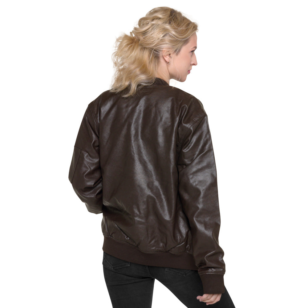My Sport Hockey™ Faux Leather Bomber Jacket