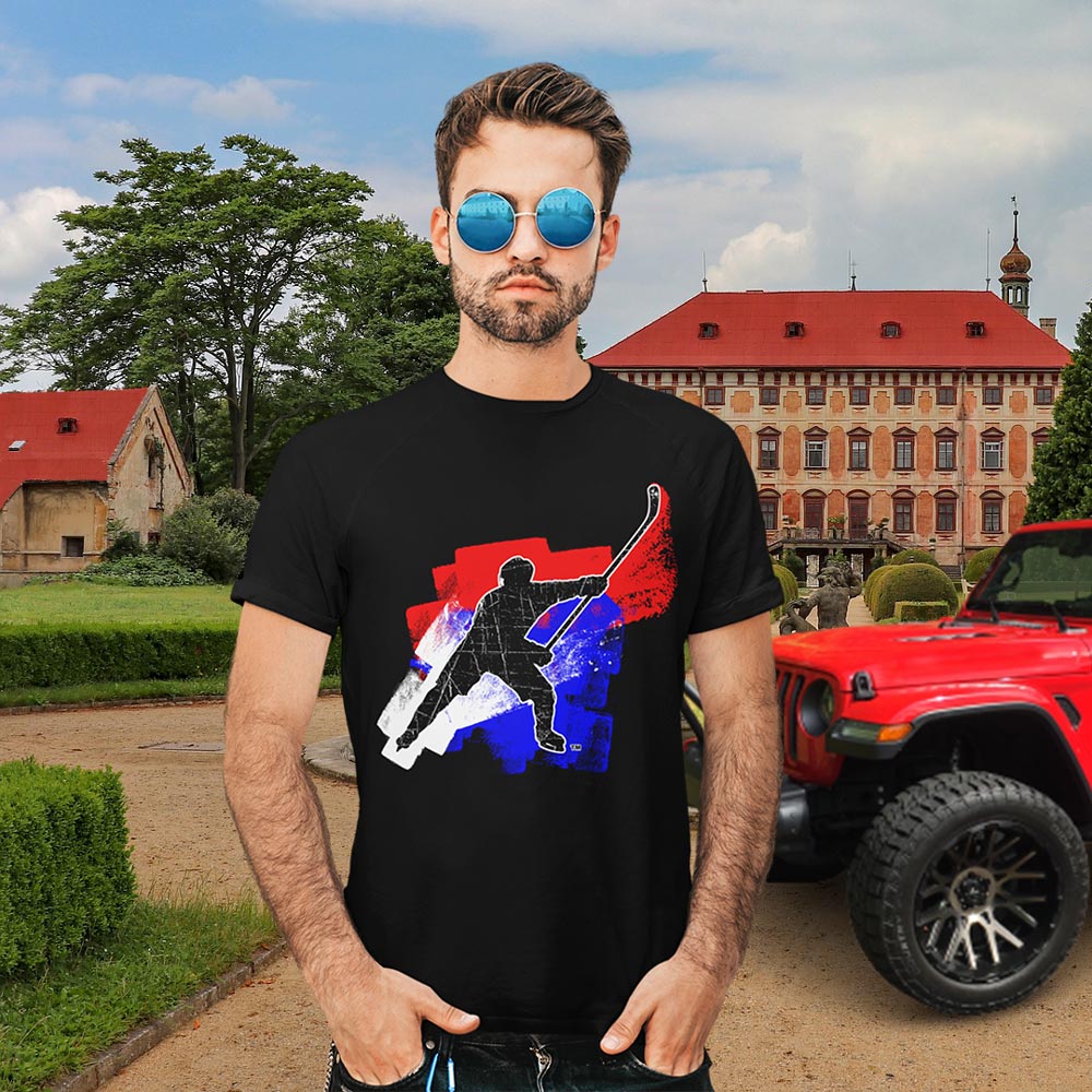 MY SPORT HOCKEY™ RED WHITE &amp; BLUE T-SHIRT