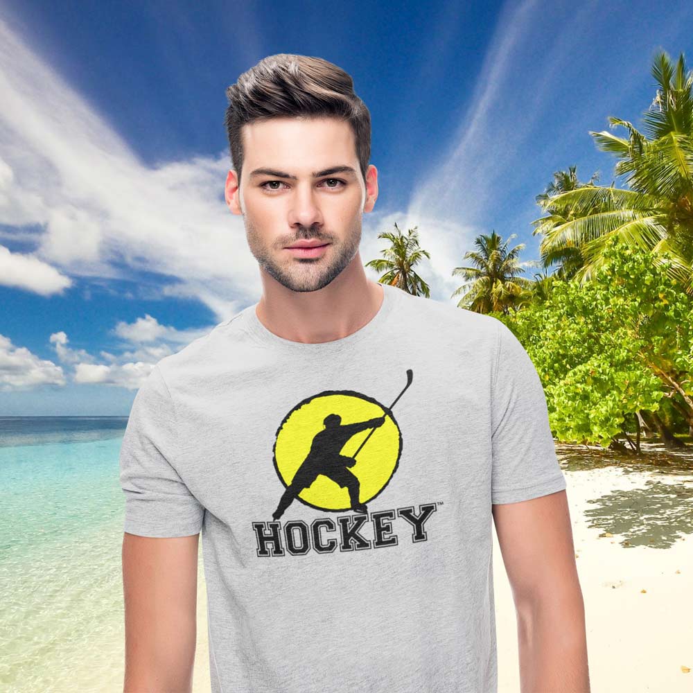 MY SPORT HOCKEY™ YELLOW SETTING SUN T-SHIRT