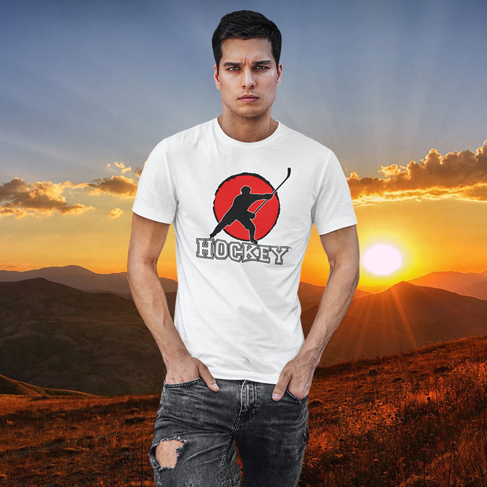 MY SPORT HOCKEY™ RED SETTING SUN T-SHIRT