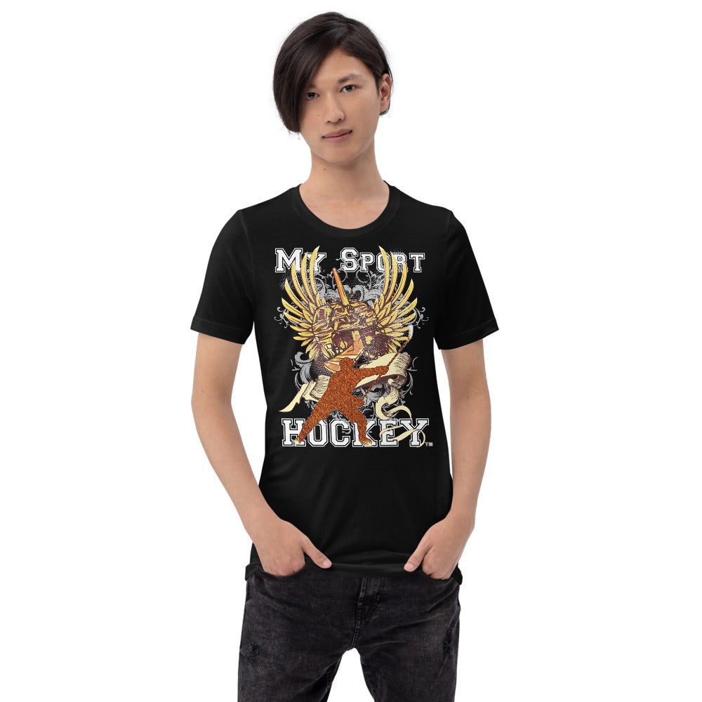 MY SPORT HOCKEY™ CRACKED HELMET T-SHIRT