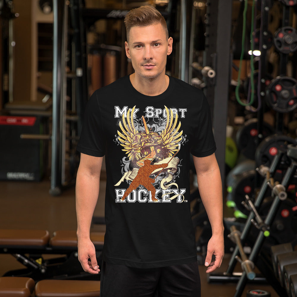 MY SPORT HOCKEY™ CRACKED HELMET T-SHIRT