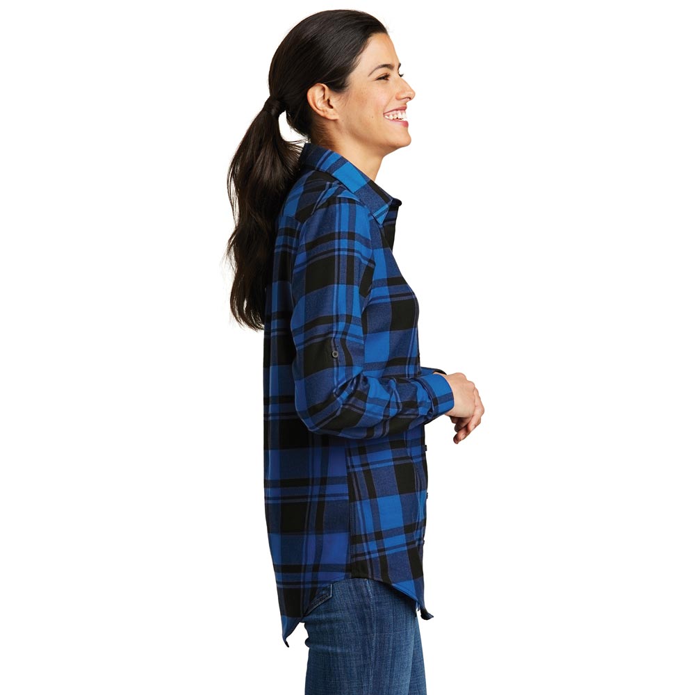 My Sport Hockey™ Ladies&#39; Embroidered Plaid Flannel Tunic