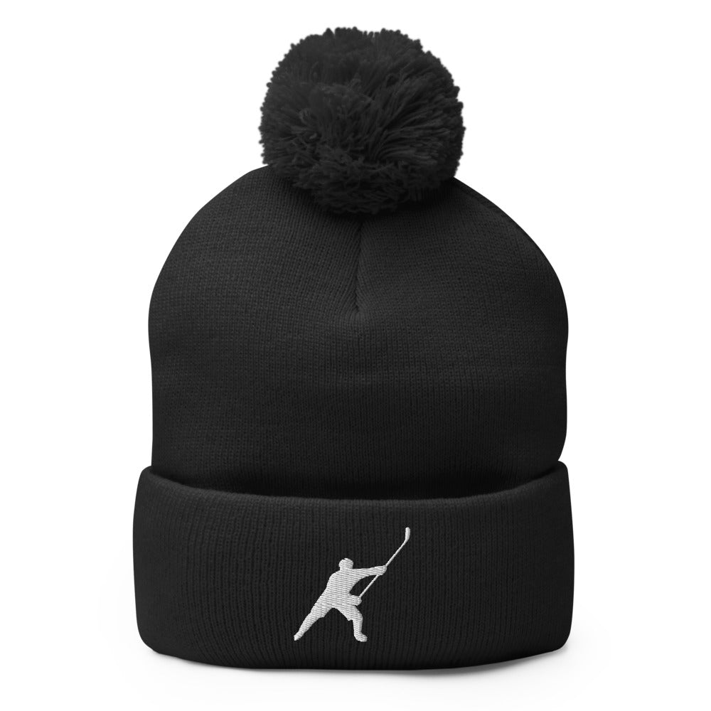 My Sport Hockey™ Embroidered Pom-Pom Beanie