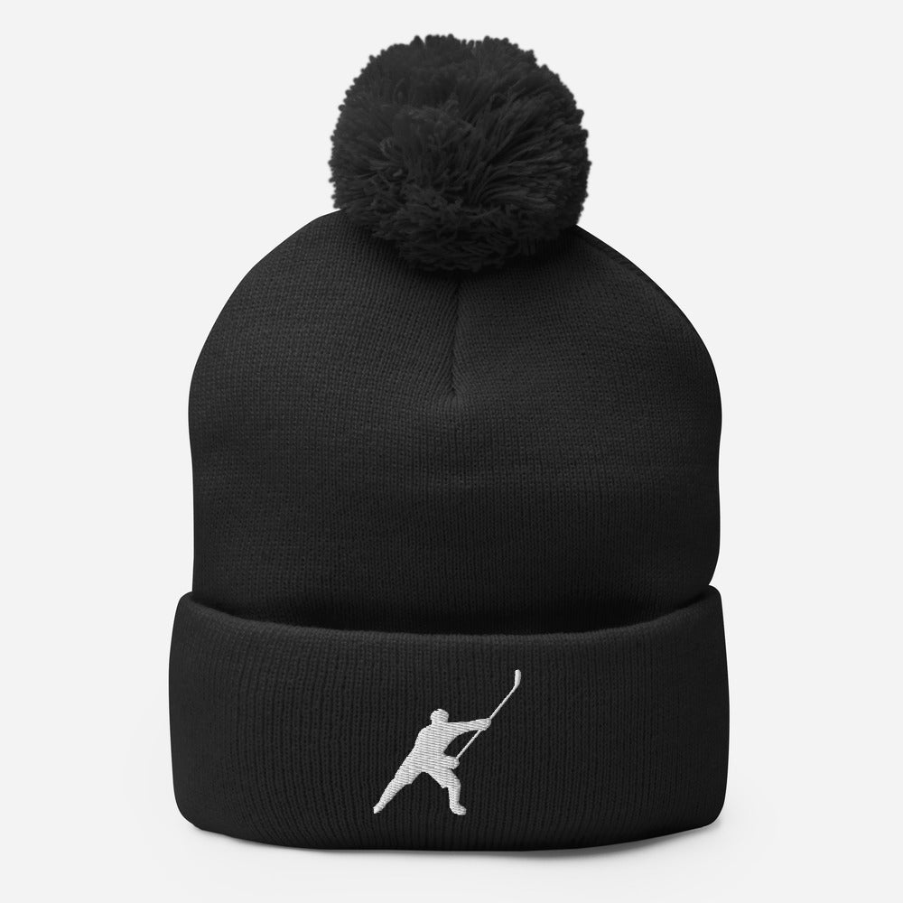 My Sport Hockey™ Embroidered Pom-Pom Beanie