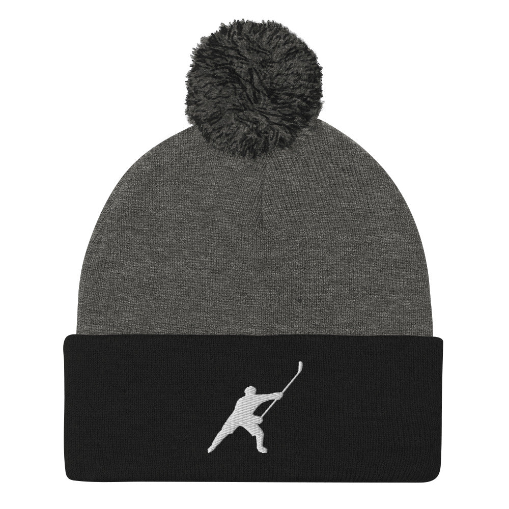 My Sport Hockey™ Embroidered Pom-Pom Beanie