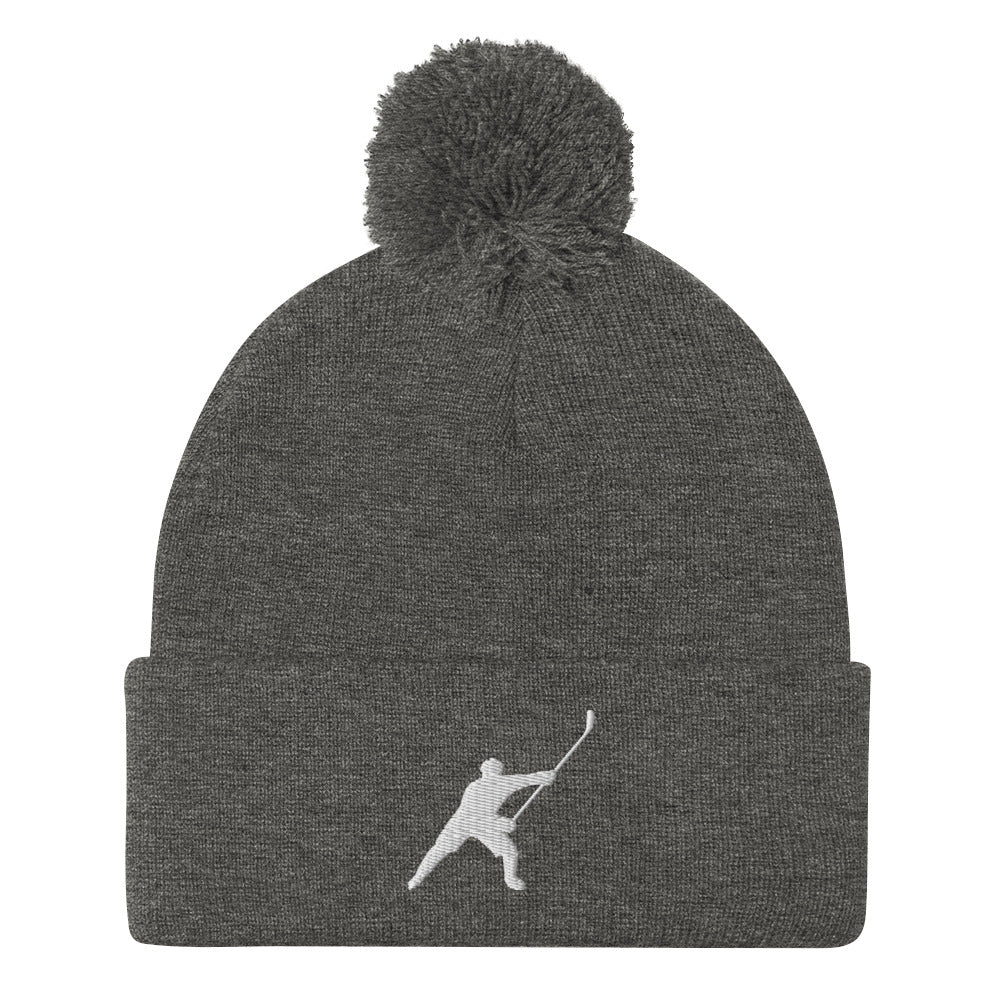 My Sport Hockey™ Embroidered Pom-Pom Beanie