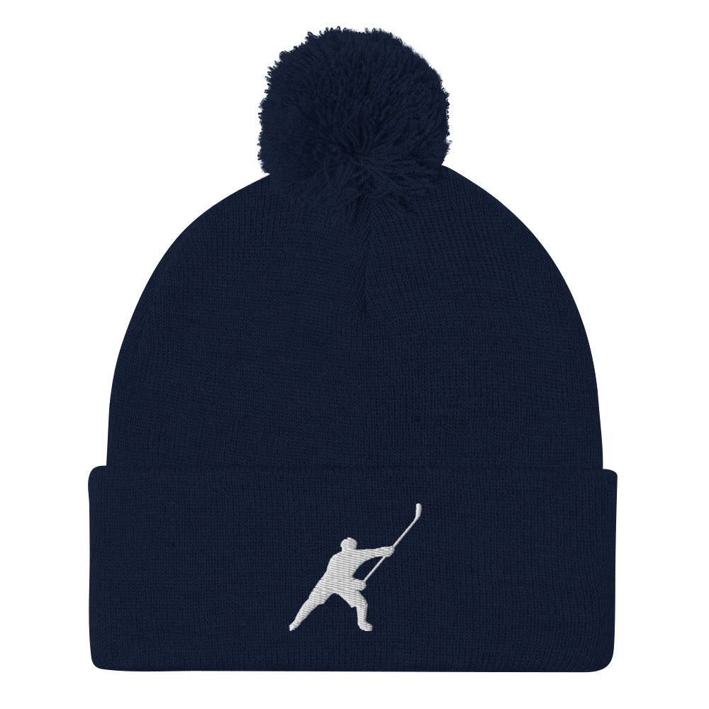My Sport Hockey™ Embroidered Pom-Pom Beanie