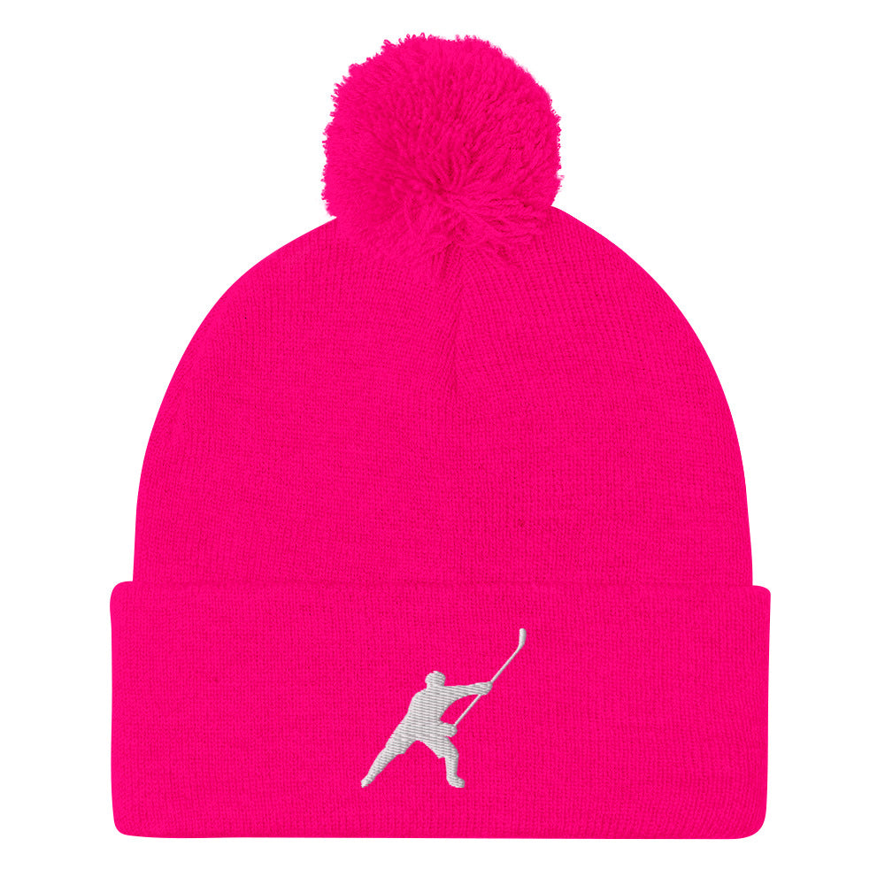 My Sport Hockey™ Embroidered Pom-Pom Beanie