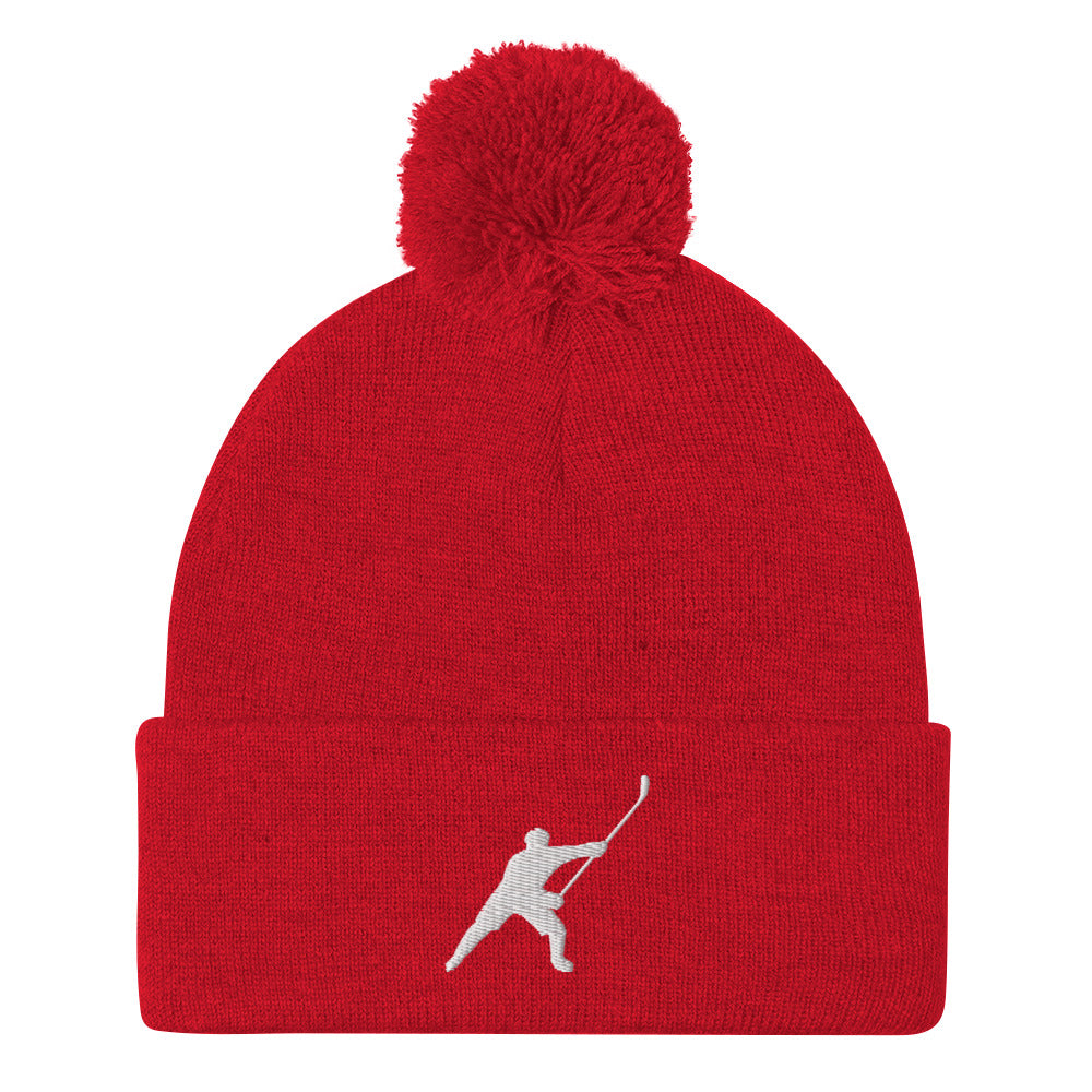My Sport Hockey™ Embroidered Pom-Pom Beanie
