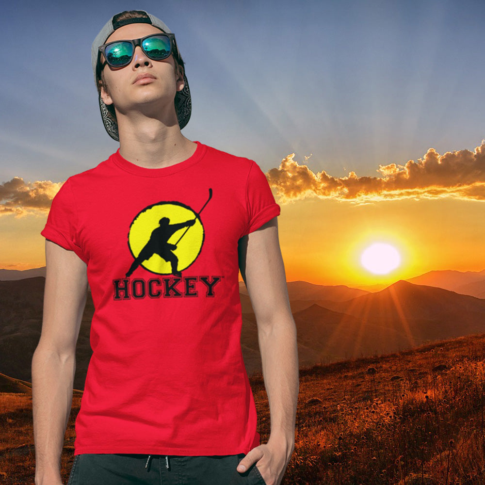 MY SPORT HOCKEY™ YELLOW SETTING SUN T-SHIRT