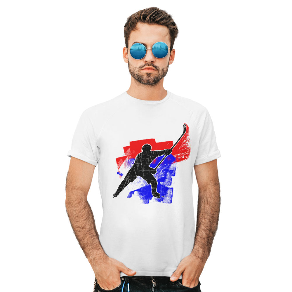 MY SPORT HOCKEY™ RED WHITE &amp; BLUE T-SHIRT