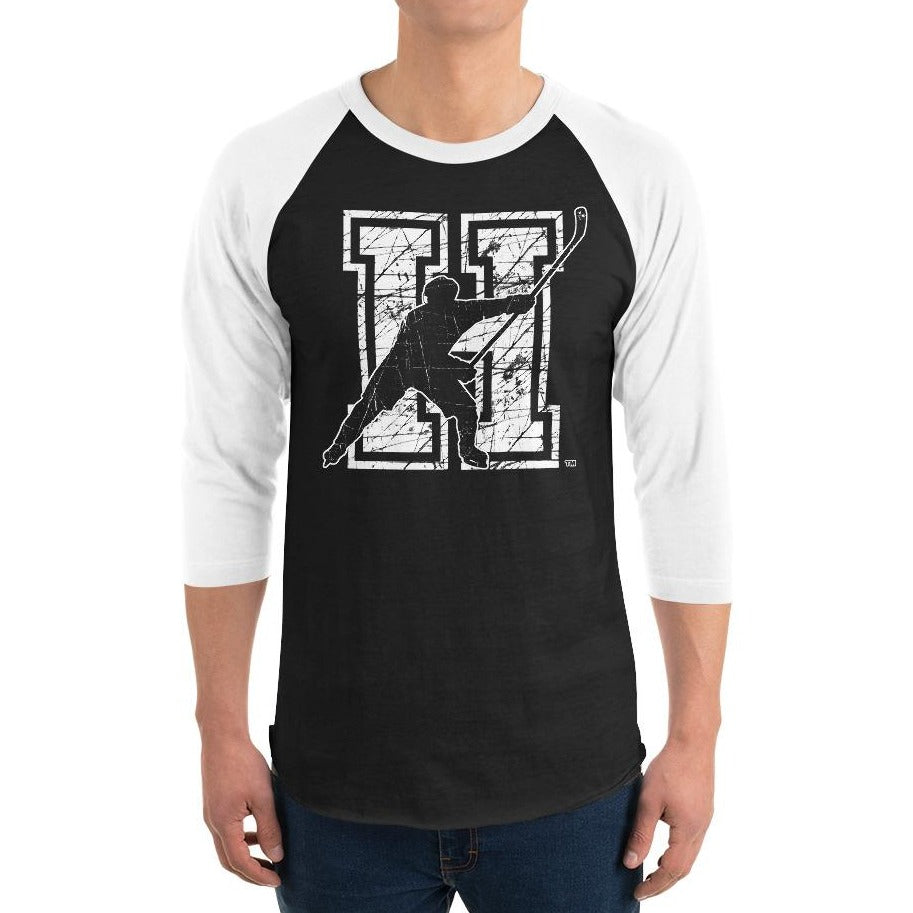 MY SPORT HOCKEY™ H FOR HOCKEY - 3/4 SLEEVE RAGLAN SHIRT