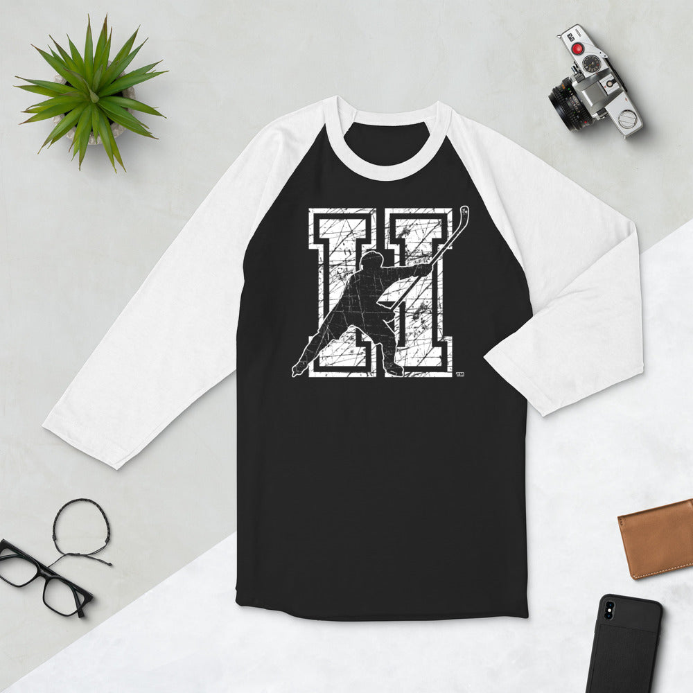 MY SPORT HOCKEY™ H FOR HOCKEY - 3/4 SLEEVE RAGLAN SHIRT