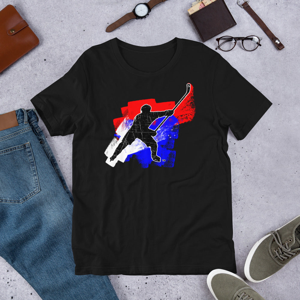MY SPORT HOCKEY™ RED WHITE &amp; BLUE T-SHIRT