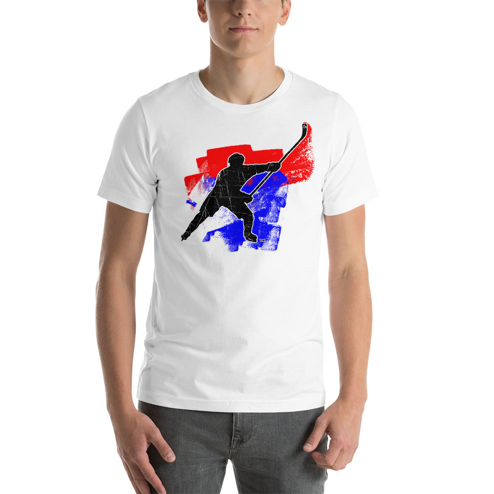 MY SPORT HOCKEY™ RED WHITE &amp; BLUE T-SHIRT