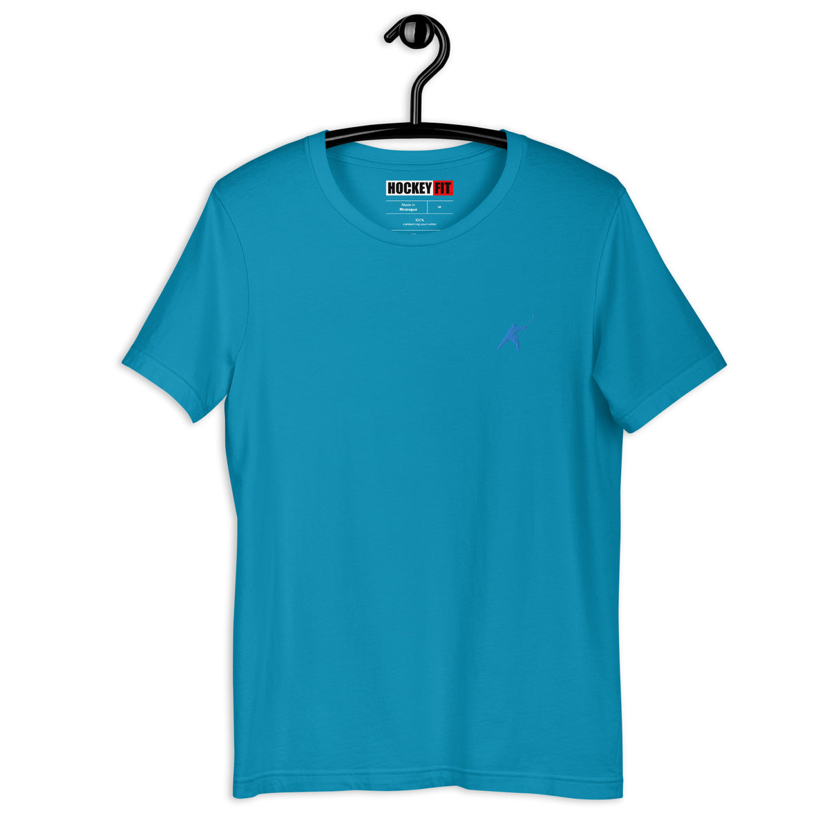 HOCKEYFIT™ EMBROIDERED ICE BLUE T-SHIRT