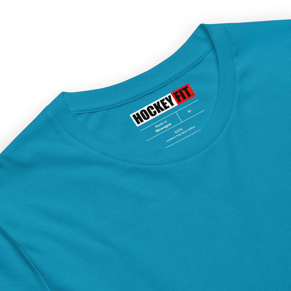 HOCKEYFIT™ EMBROIDERED ICE BLUE T-SHIRT