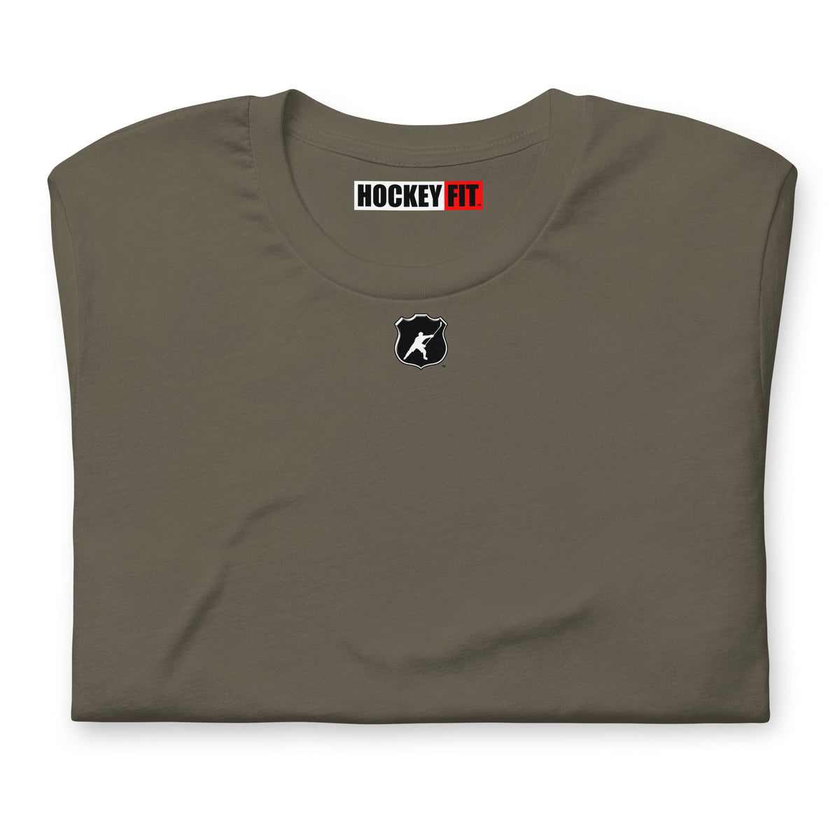 HOCKEYFIT™ SHIELD LOGO T-SHIRT - ARMY