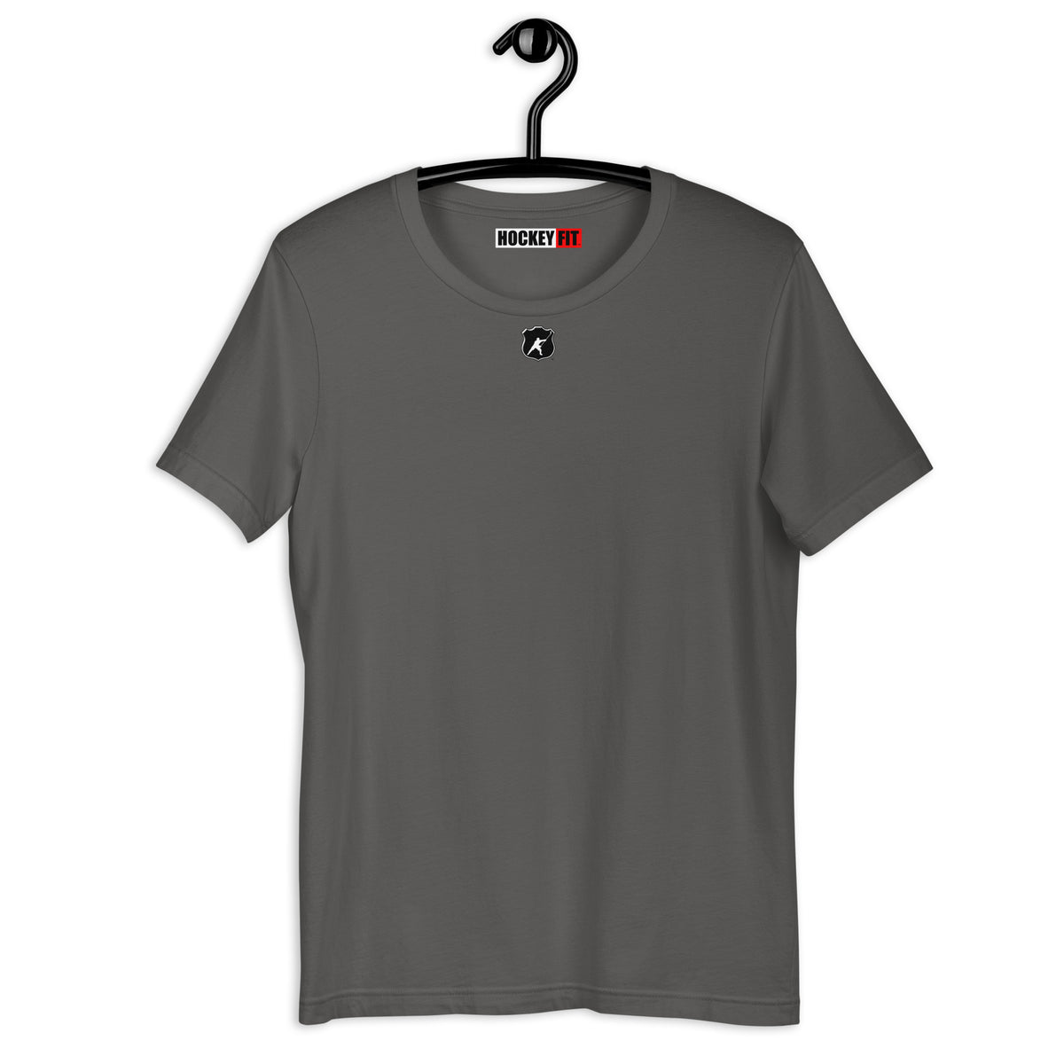 HOCKEYFIT™ SHIELD LOGO T-SHIRT - ASPHALT