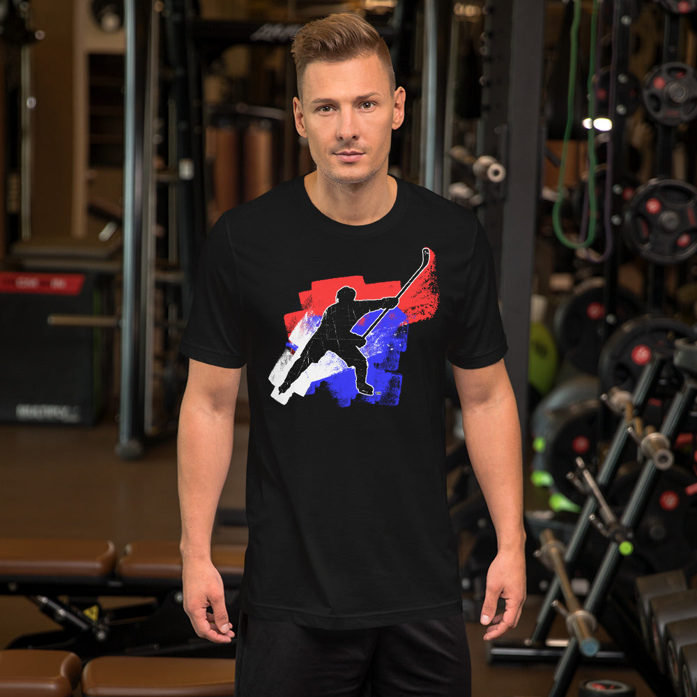 MY SPORT HOCKEY™ RED WHITE &amp; BLUE T-SHIRT