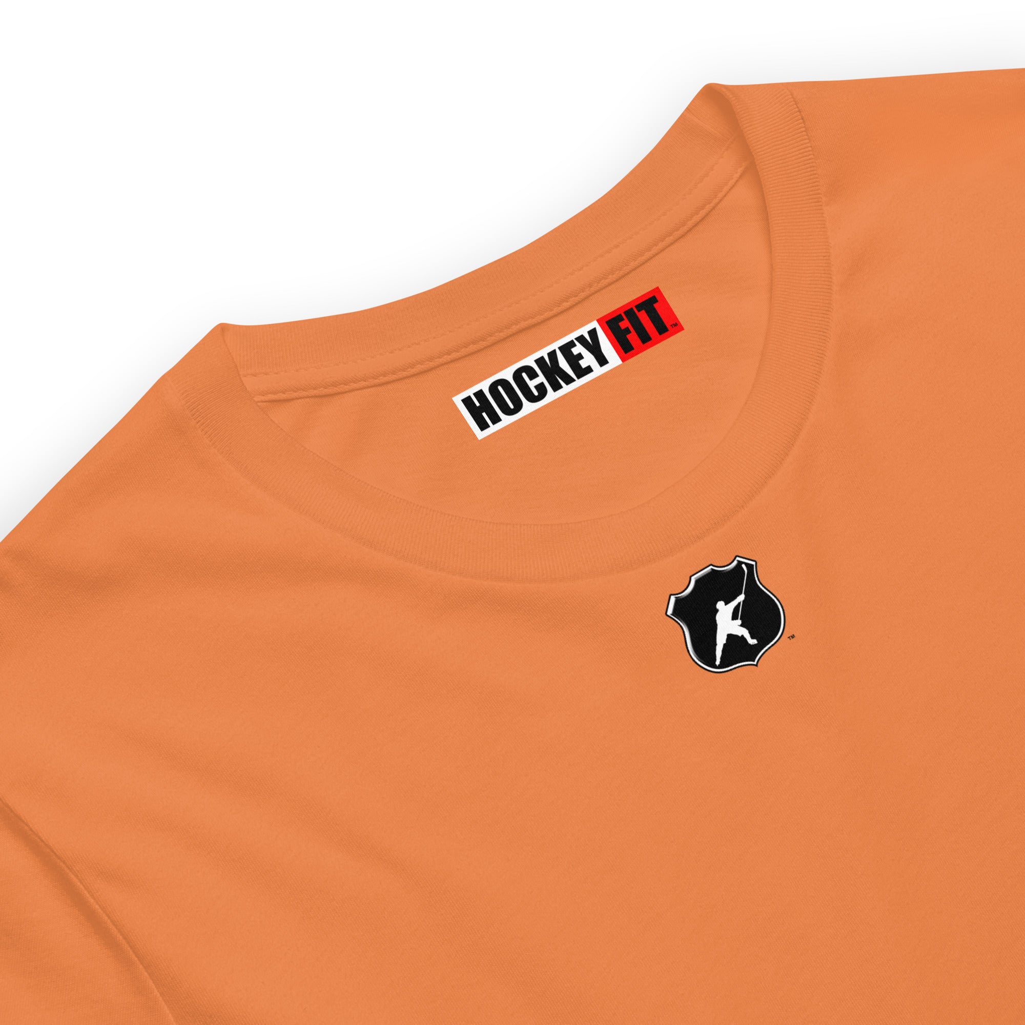 HOCKEYFIT™ SHIELD LOGO T-SHIRT - BURNT ORANGE